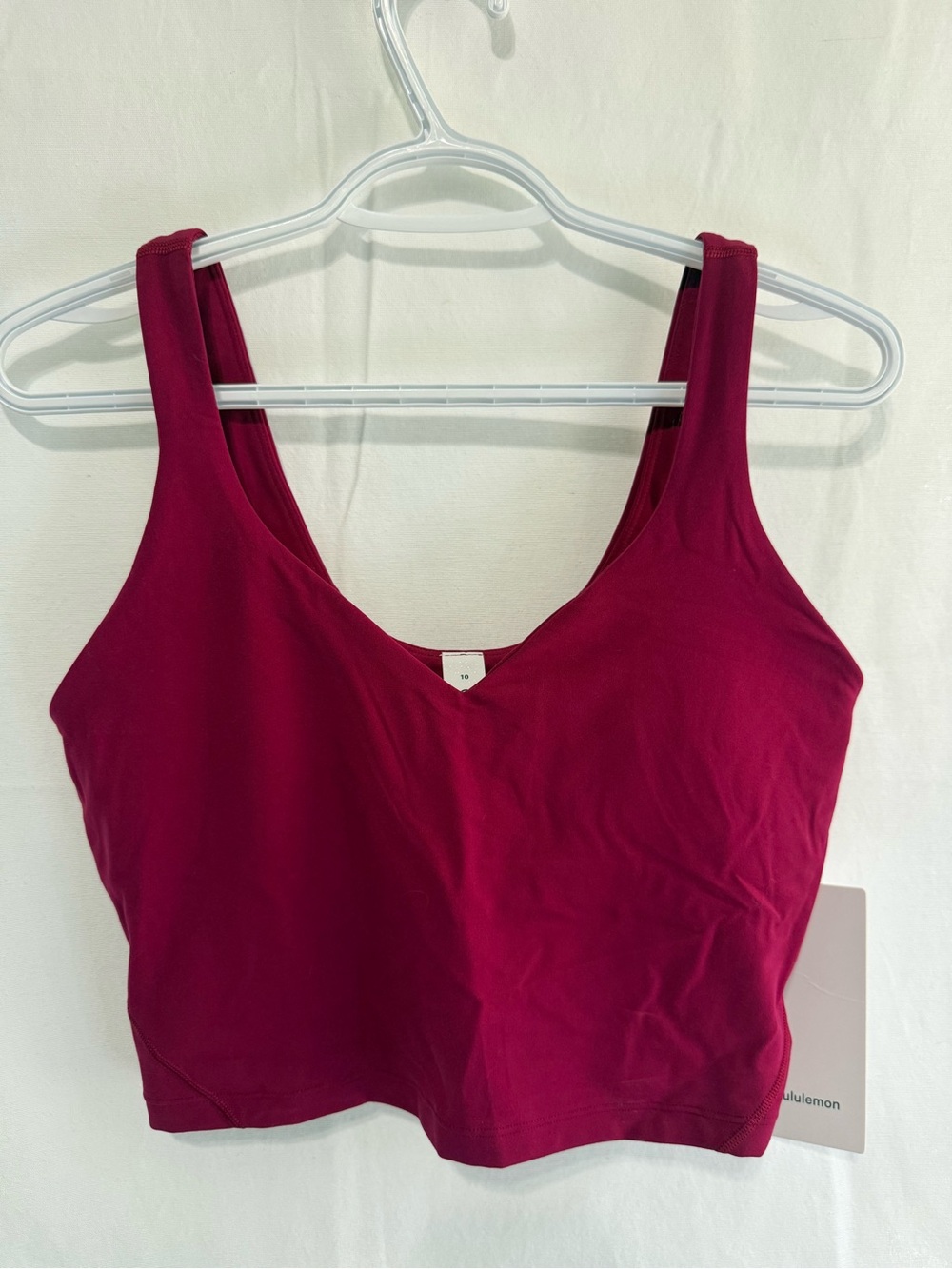 NWT Lululemon Align Tank - Size 10 Berry Rumble
